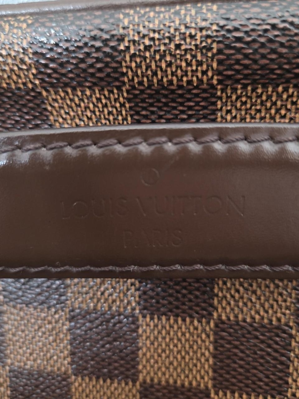 Louis Vuitton Brown Damier Ebene Clutch Wristlet - Picture 5 of 9